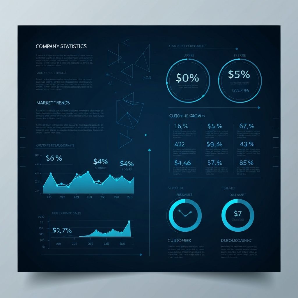 انفوجرافيك إحصائيات الشركة